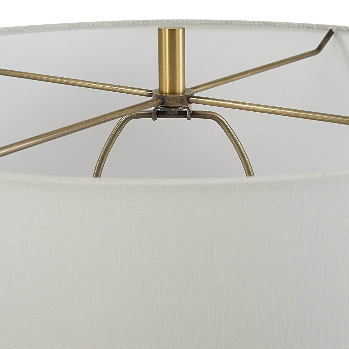 Window Pane White Table Lamp - Uttermost - Table Lamps by Modest Hut