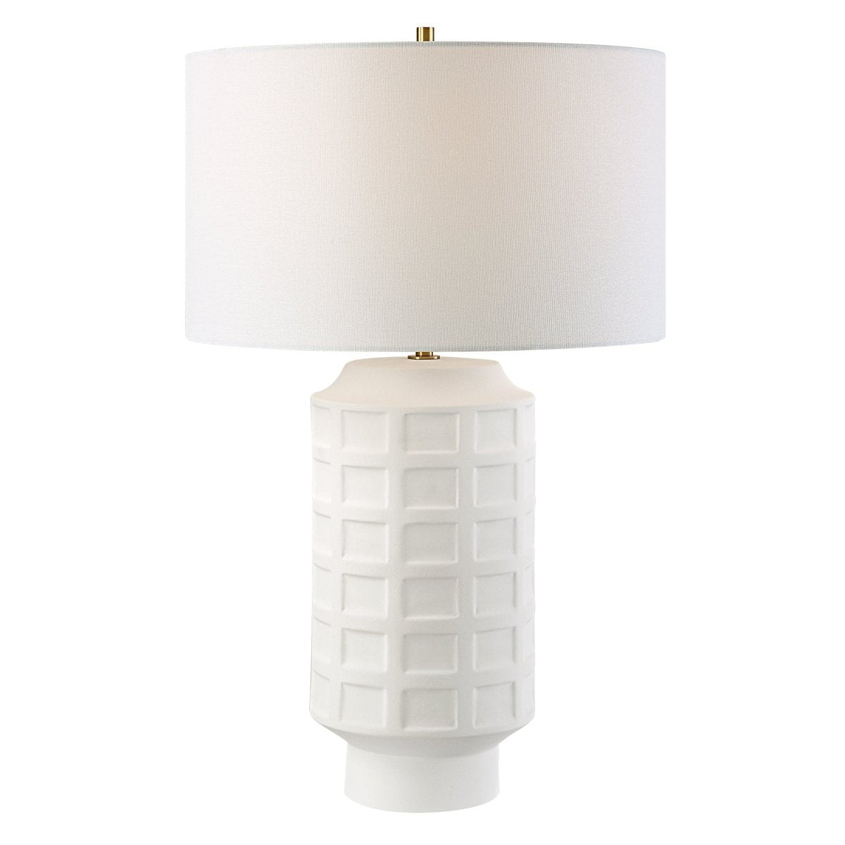 Window Pane White Table Lamp - Uttermost - Table Lamps by Modest Hut