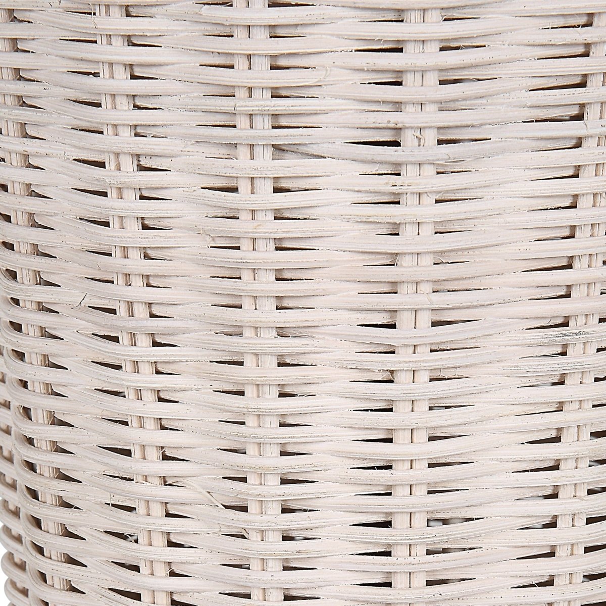 Woven Rattan Table Lamp with Brushed Nickel - Uttermost - Table Lamps by Modest Hut