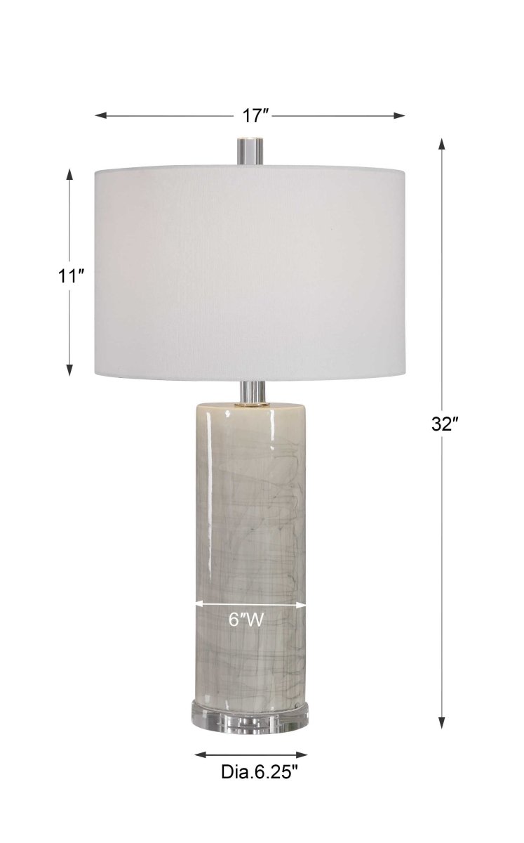 Zesiro Modern Table Lamp - Uttermost - Table Lamps by Modest Hut