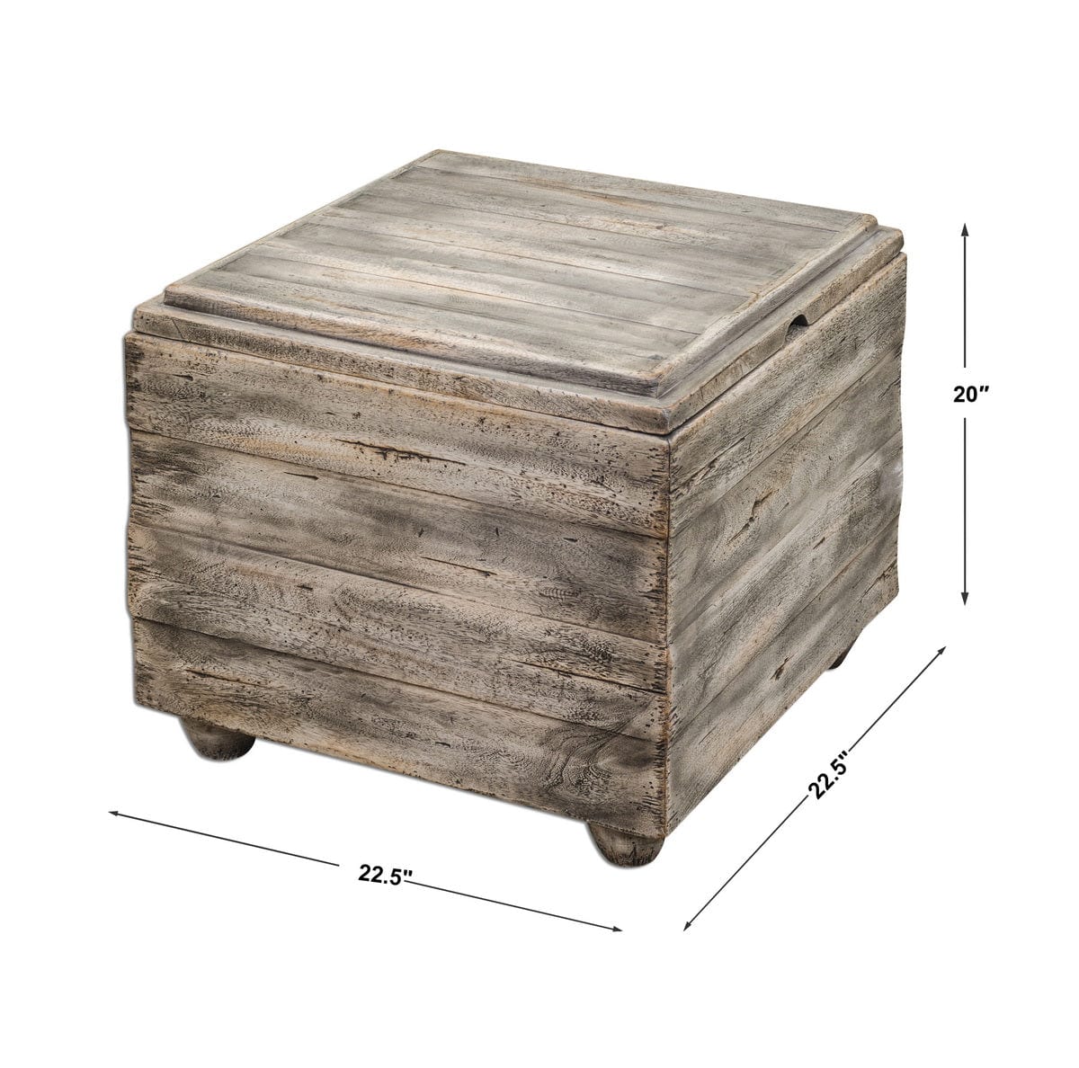 Avner Wooden Cube Table - Uttermost - Tables by Modest Hut