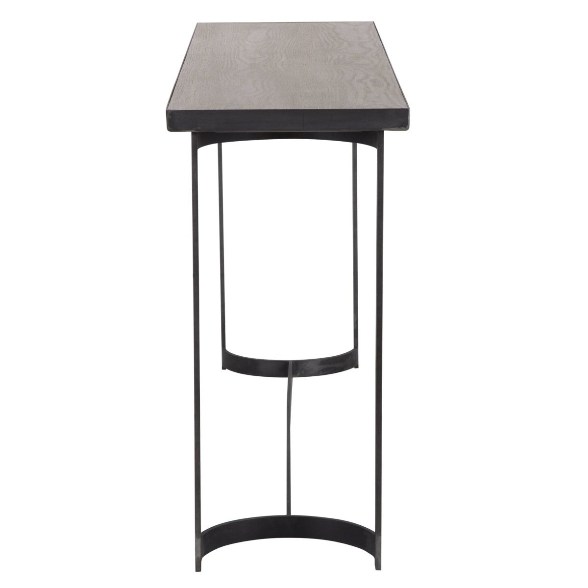 Basuto Steel Console Table - Uttermost - Tables by Modest Hut