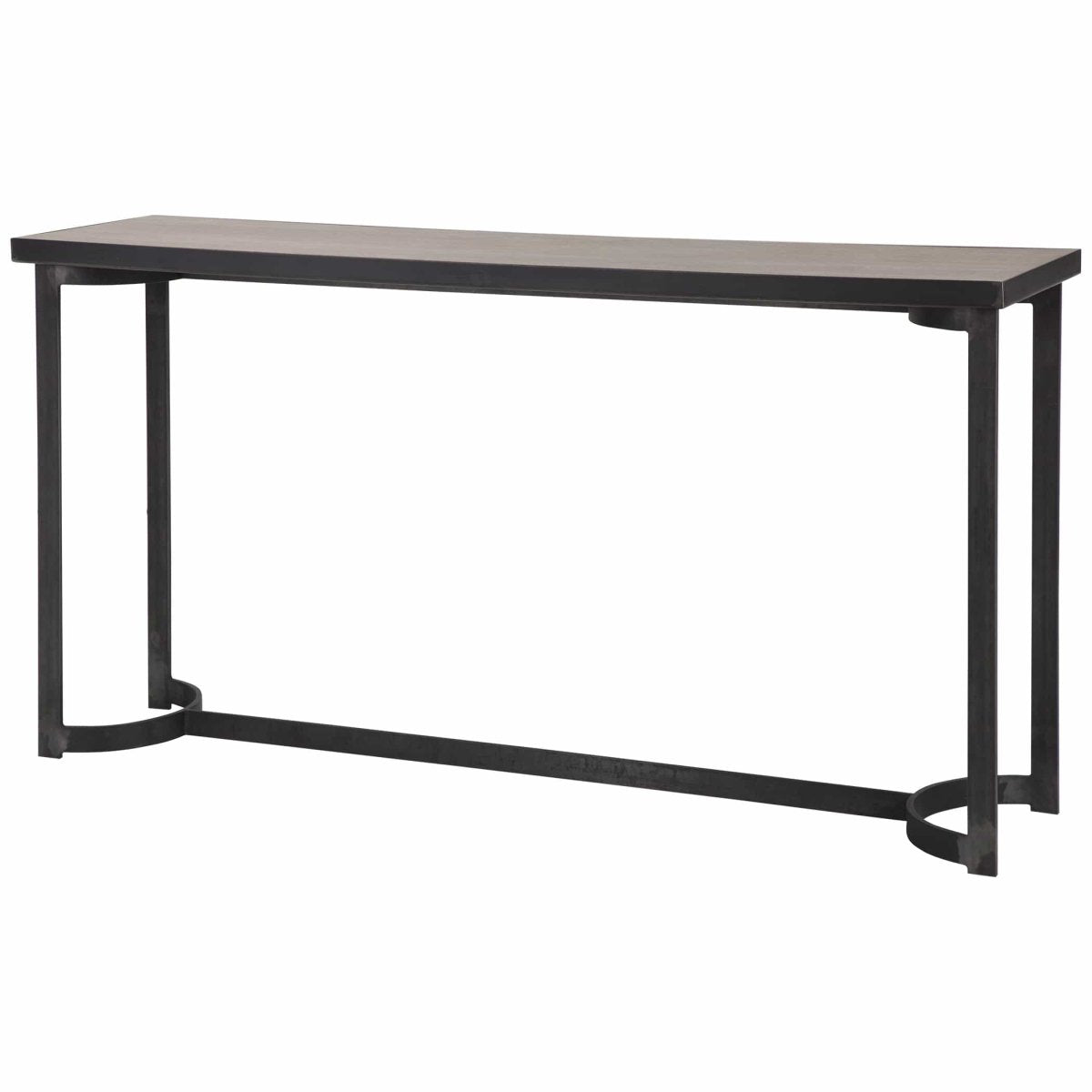 Basuto Steel Console Table - Uttermost - Tables by Modest Hut