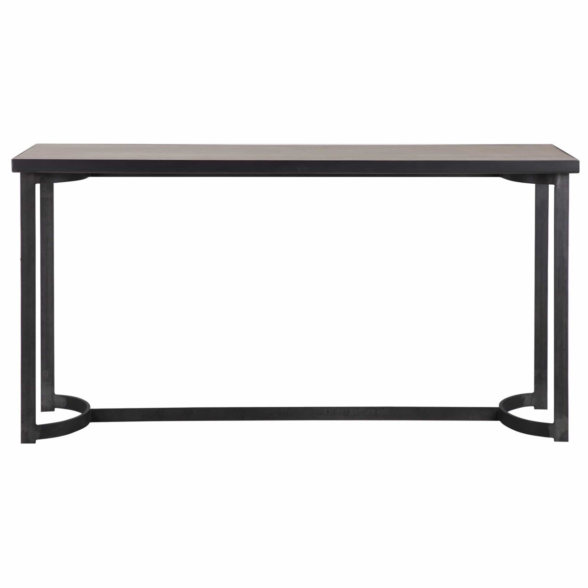 Basuto Steel Console Table - Uttermost - Tables by Modest Hut