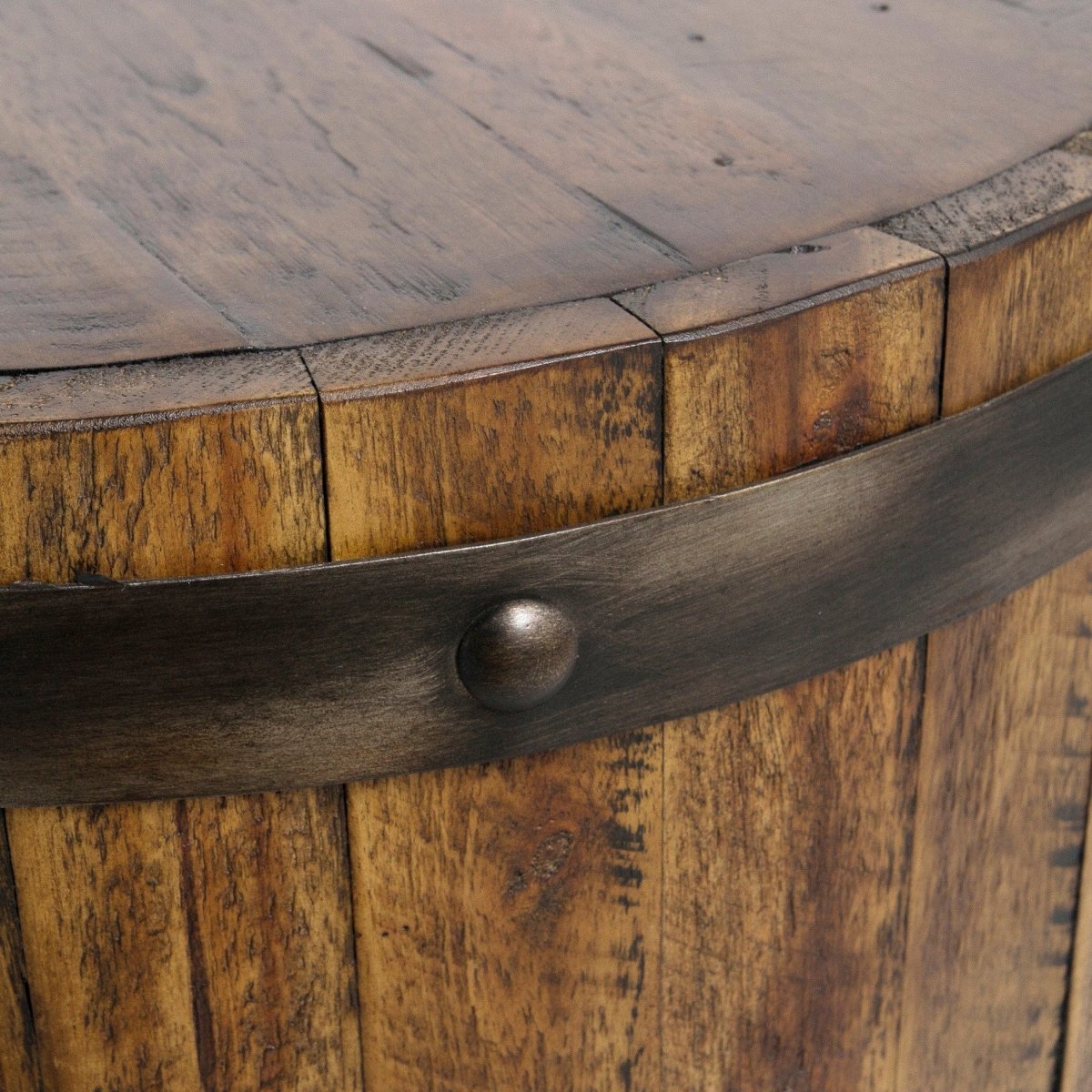 Ceylon Wine Barrel Side Table - Uttermost - Tables by Modest Hut