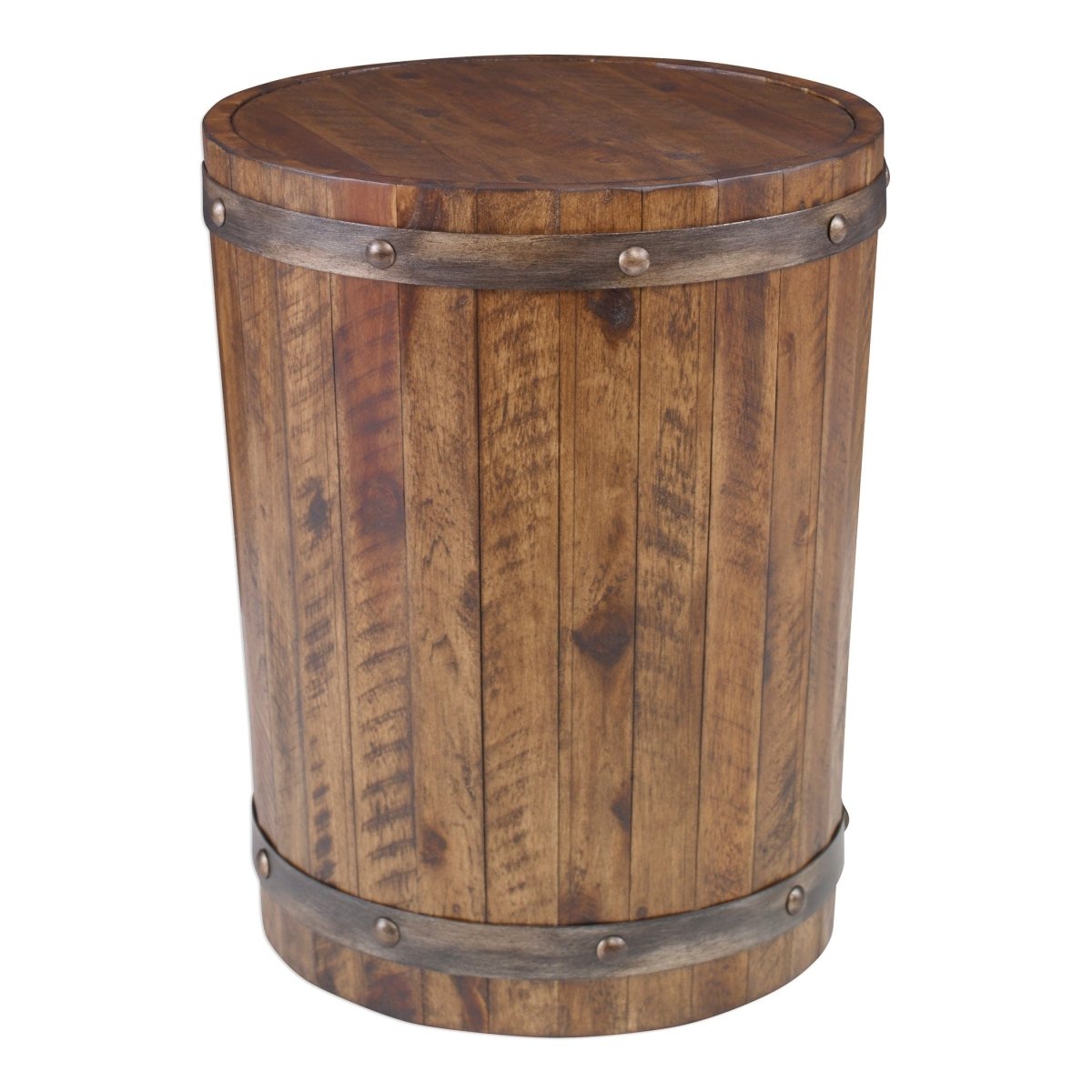 Ceylon Wine Barrel Side Table - Uttermost - Tables by Modest Hut