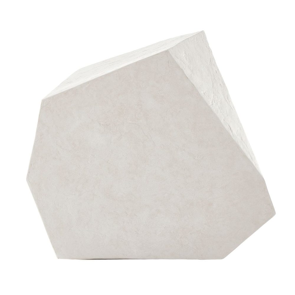 Parra Outdoor Side Table, Limestone - Uttermost - Tables by Modest Hut