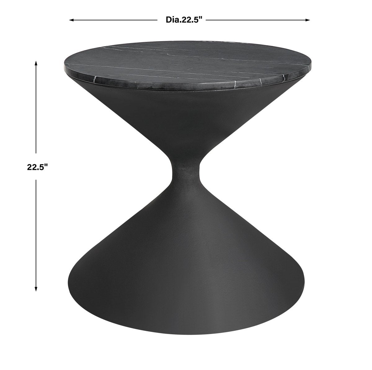 Time's Up Hourglass Shaped Side Table - Uttermost - Tables by Modest Hut