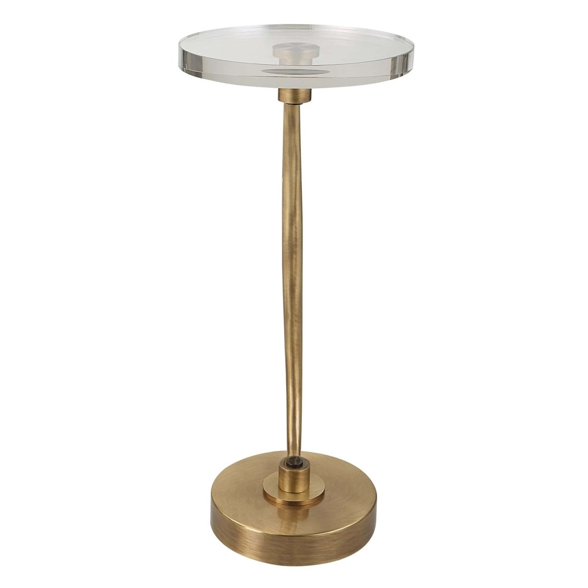 Waveney Brass Drink Table - Uttermost - Tables by Modest Hut