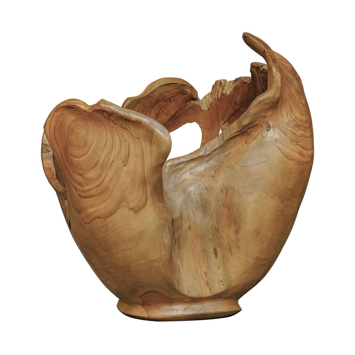 Arbor Crest Teak Indoor-Outdoor Decorative Bowl decorative bowl by Uttermost