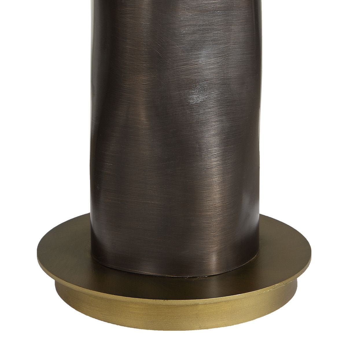 Additional detail view of the Carmine Dark Bronze Aluminum Table Lamp