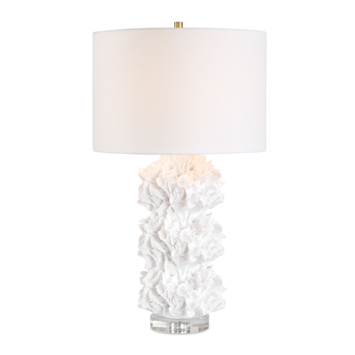 Cambre White Coral Texture Table Lamp table lamp by Uttermost