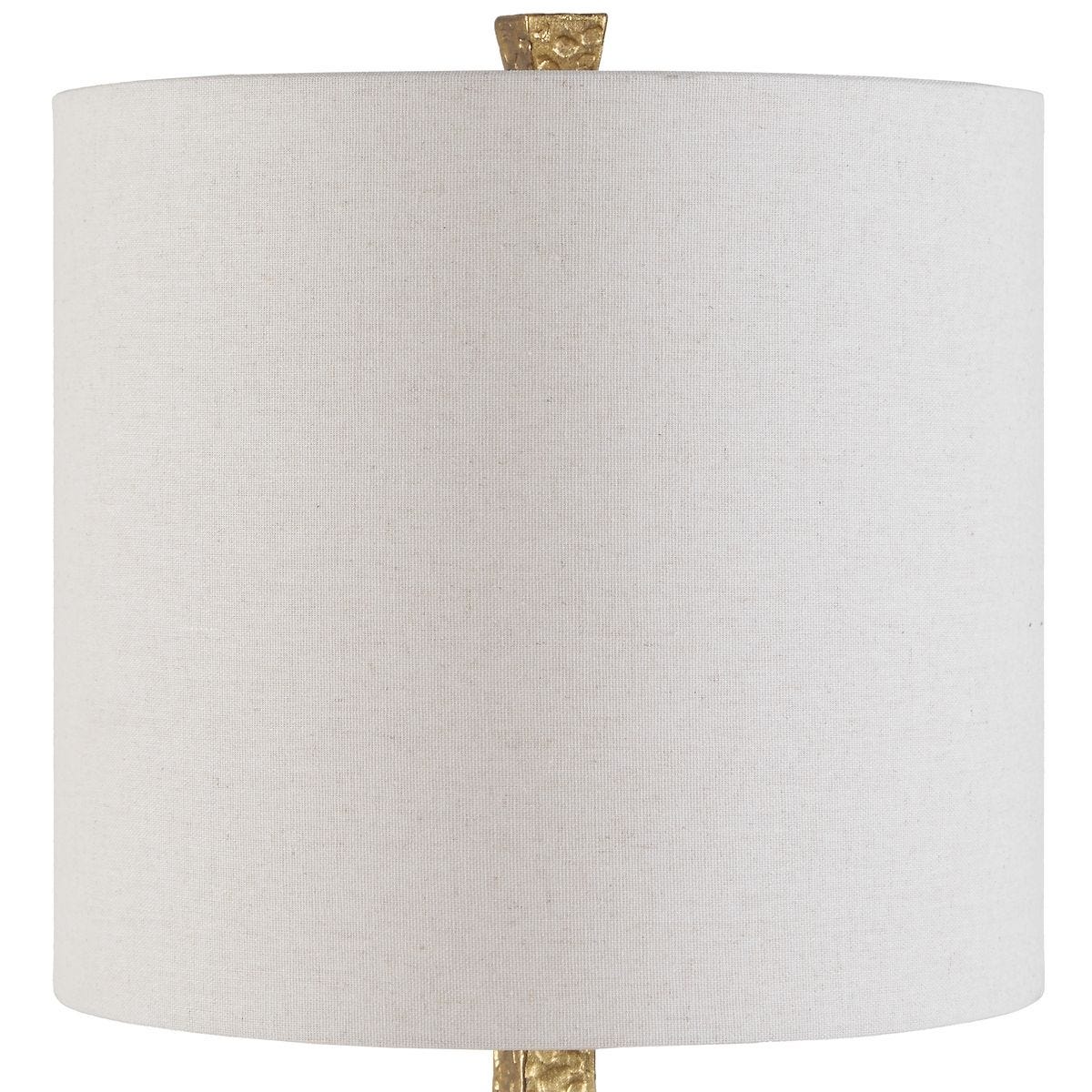 Additional detail view of the Midas Gold Iron Buffet Lamp image 8