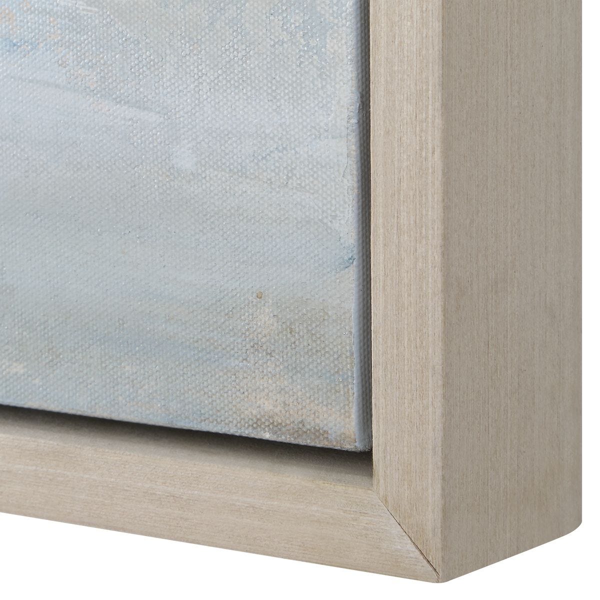 Additional detail view of the Prairie's Edge Framed Landscape Canvas