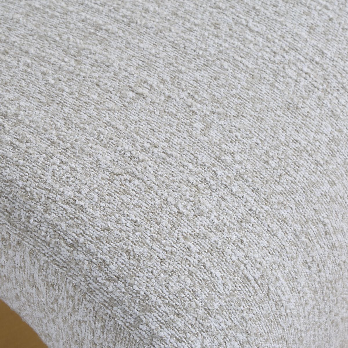 Additional detail view of the Valentin Beige Boucle Sculptural Dining Chair image 9