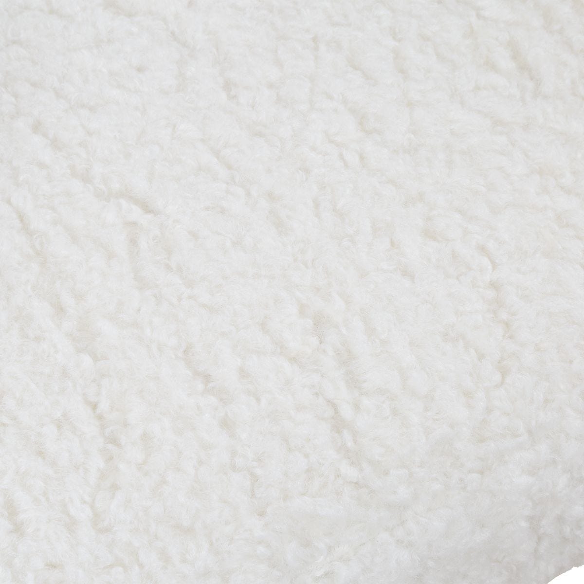 Additional detail view of the Austell Dark Walnut Faux Shearling Dining Chair image 8