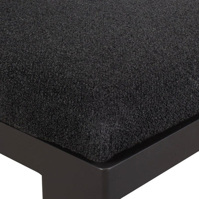 Bolster Back Outdoor Dining Chair - Charcoal - Uttermost - by Modest Hut