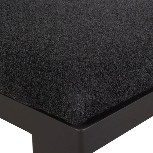 Bolster Back Outdoor Dining Chair - Charcoal - Uttermost - by Modest Hut