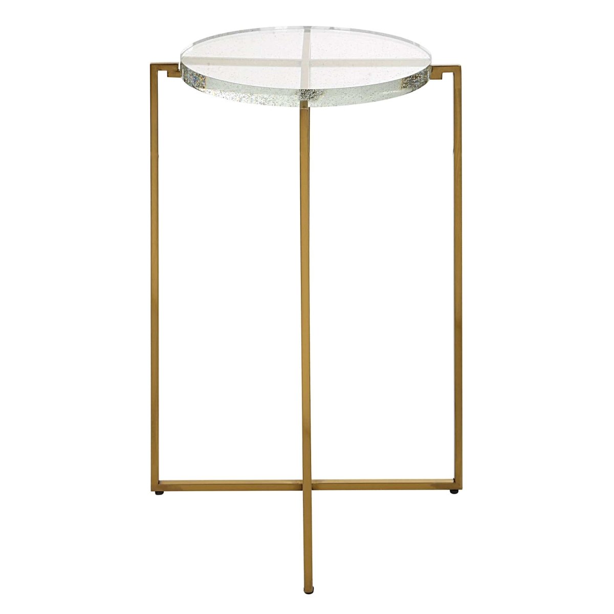 Star - crossed Glass Accent Table - Uttermost - by Modest Hut