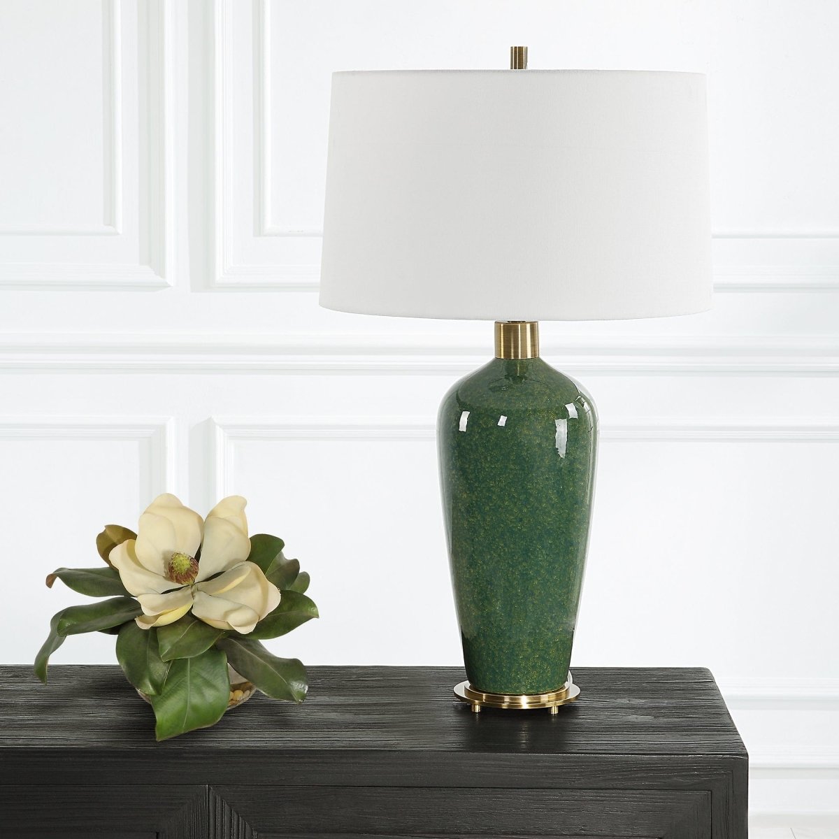 Verdell Green Table Lamp - Uttermost - by Modest Hut