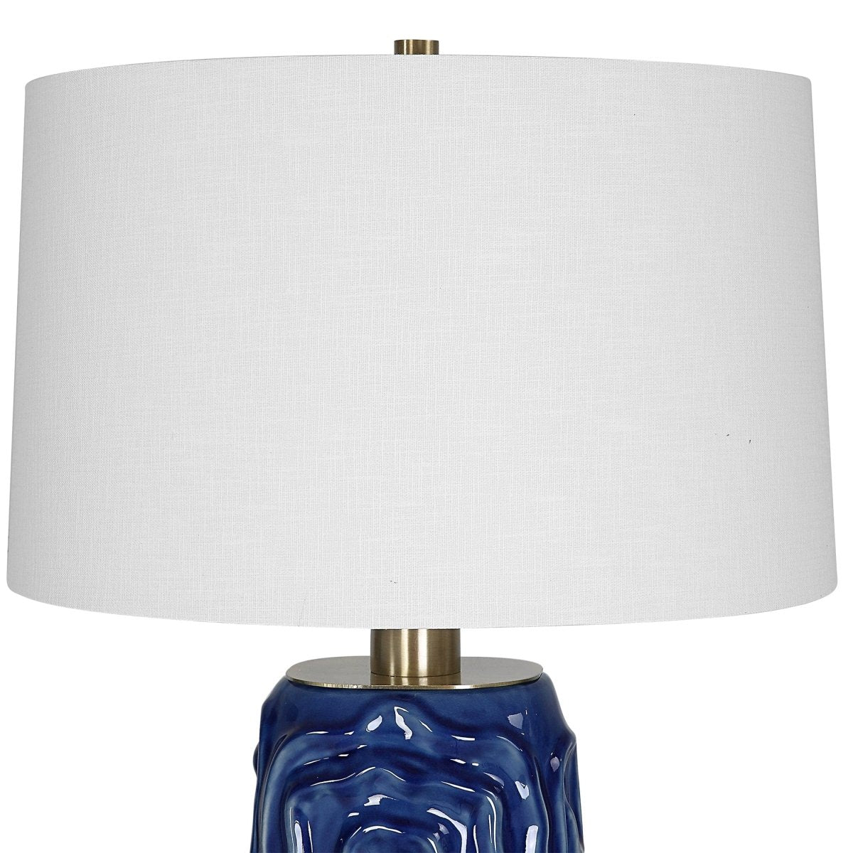 Zade Blue Table Lamp - Uttermost - by Modest Hut