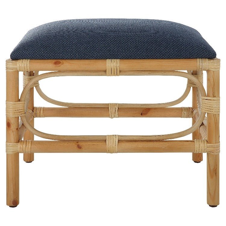 Laguna Small Navy Bench - Uttermost - Vanity Benches by Modest Hut