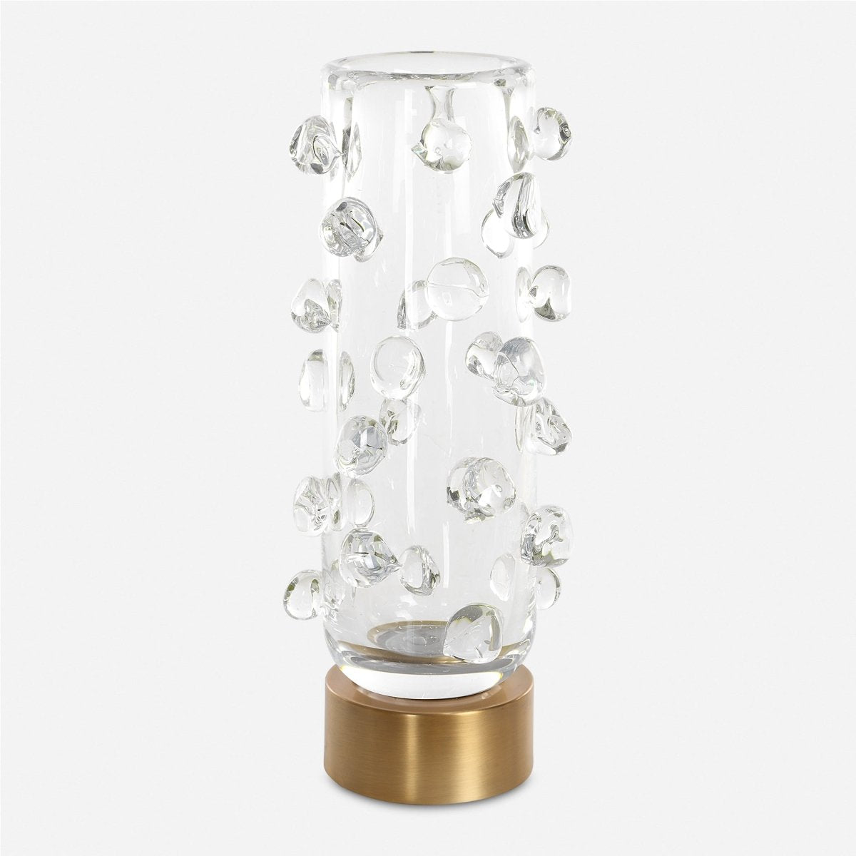 Aura Clear Glass Vase - Uttermost - Vases by Modest Hut