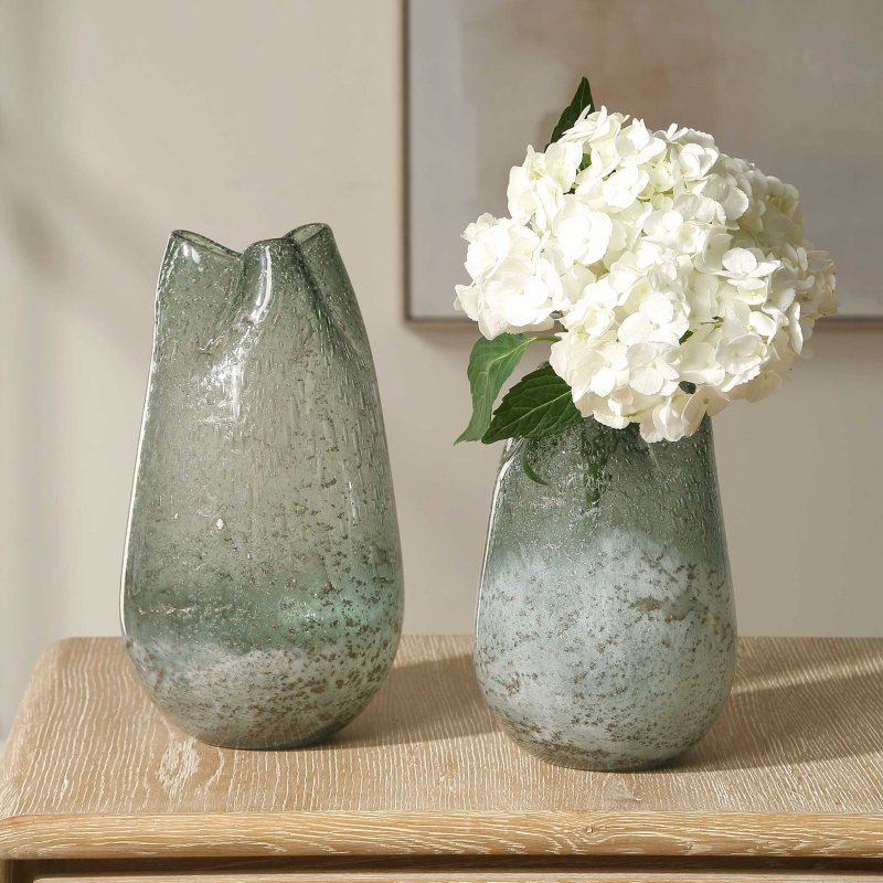Chianti Seeded Glass Vases Set/2 - Vases