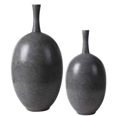 Contemporary Ceramic Riordan Vases - Uttermost - Vases by Modest Hut