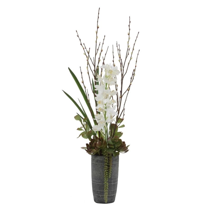 Eterna Orchid Centerpiece & Vase - Vases