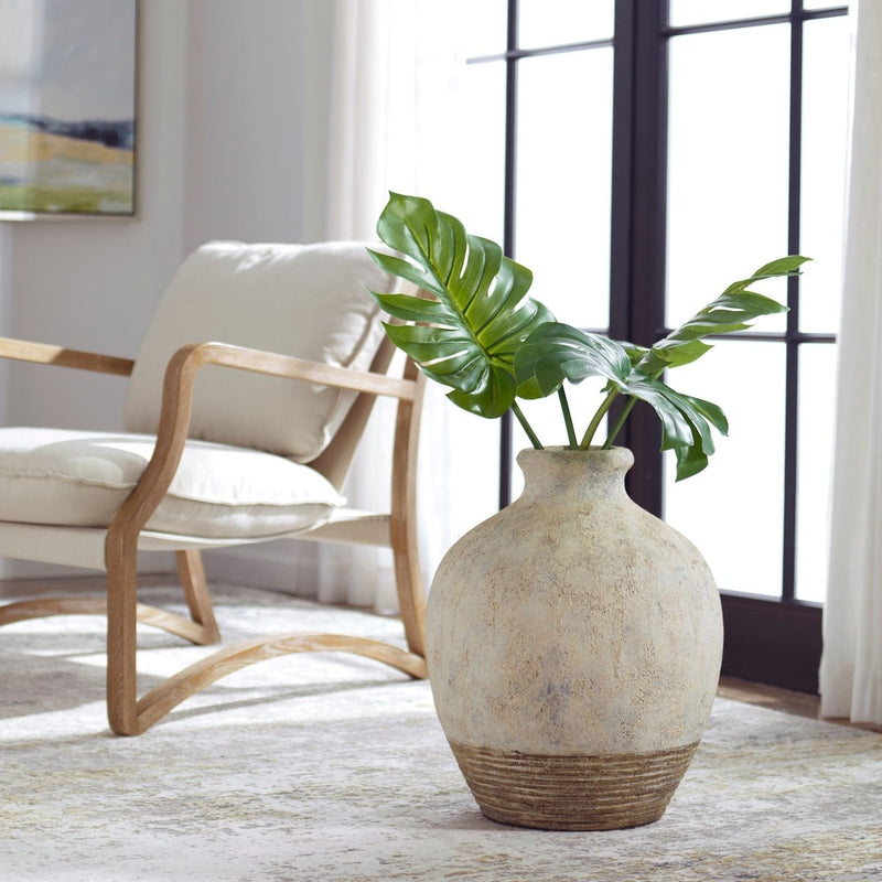 Fernandina Oversized Rustic Vase - Uttermost - Vases by Modest Hut