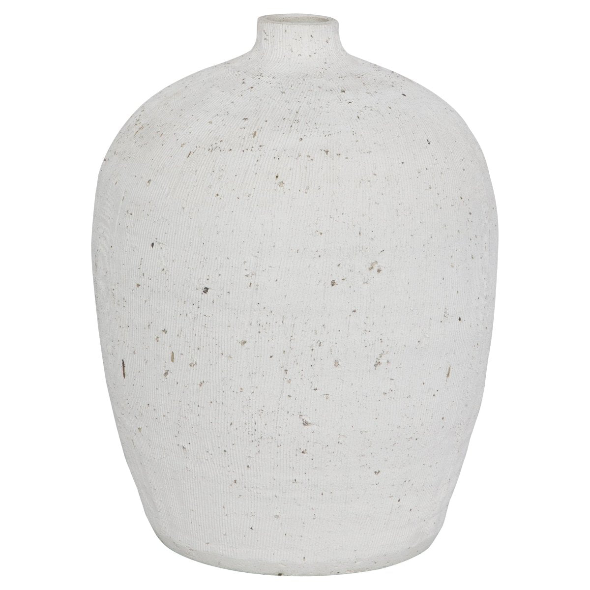 Floreana Medium White Vase - Uttermost - Vases by Modest Hut