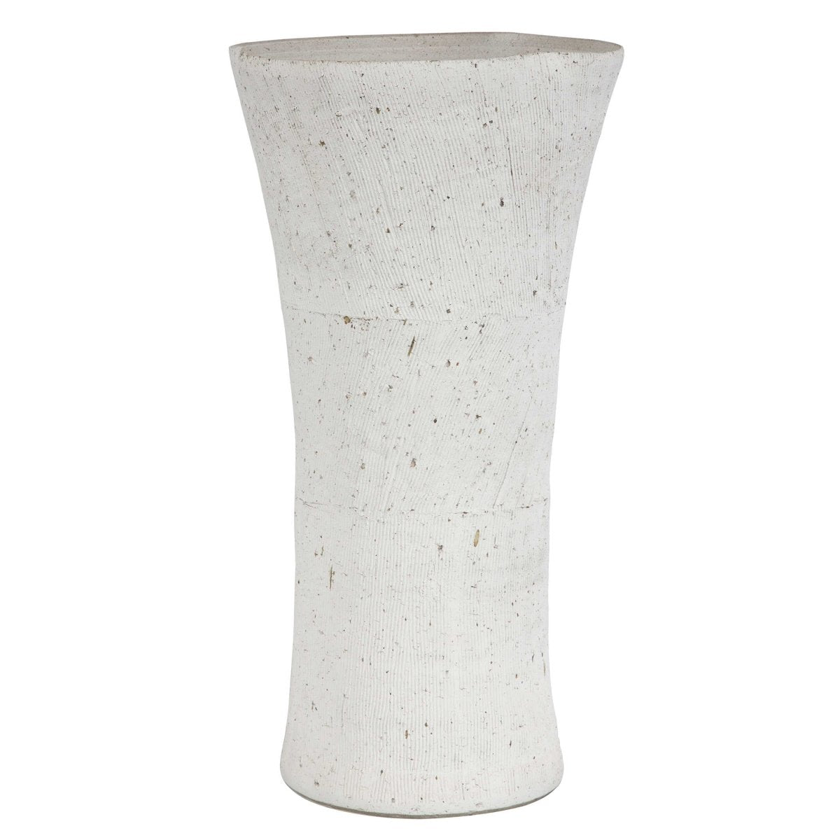 Floreana Tall White Vase - Uttermost - Vases by Modest Hut