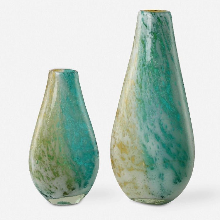 High Tide Vases, S/2 - Uttermost - Vases by Modest Hut