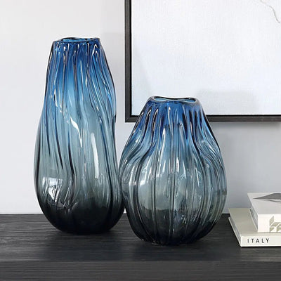 Midnight Horizon Vases Set/2 - Uttermost - Vases by Modest Hut