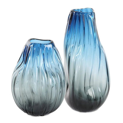 Midnight Horizon Vases Set/2 - Uttermost - Vases by Modest Hut