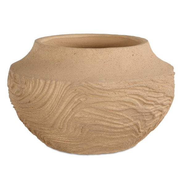 Sandstone Flow Small Terracotta Vase - Uttermost - Vases by Modest Hut
