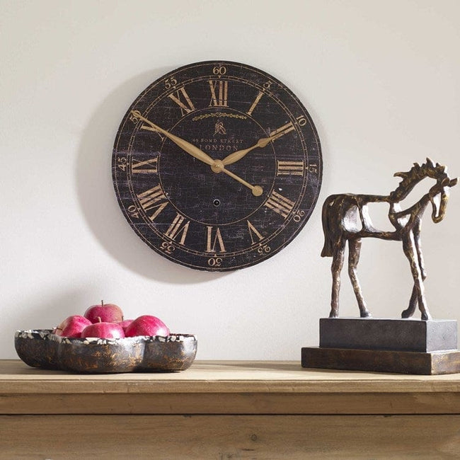 Bond Street 18" Wall Clock - Uttermost - Wall Clocks by Modest Hut