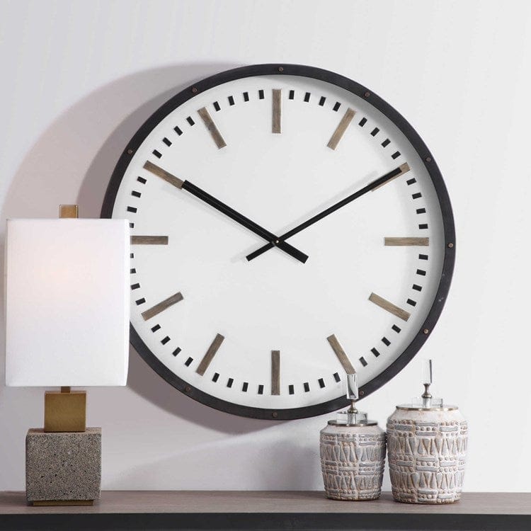 Fleming Wall Clock - Uttermost - Wall Clocks by Modest Hut
