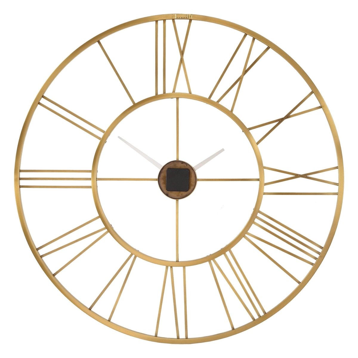 Keyann Brass Wall Clock - Uttermost - Wall Clocks by Modest Hut