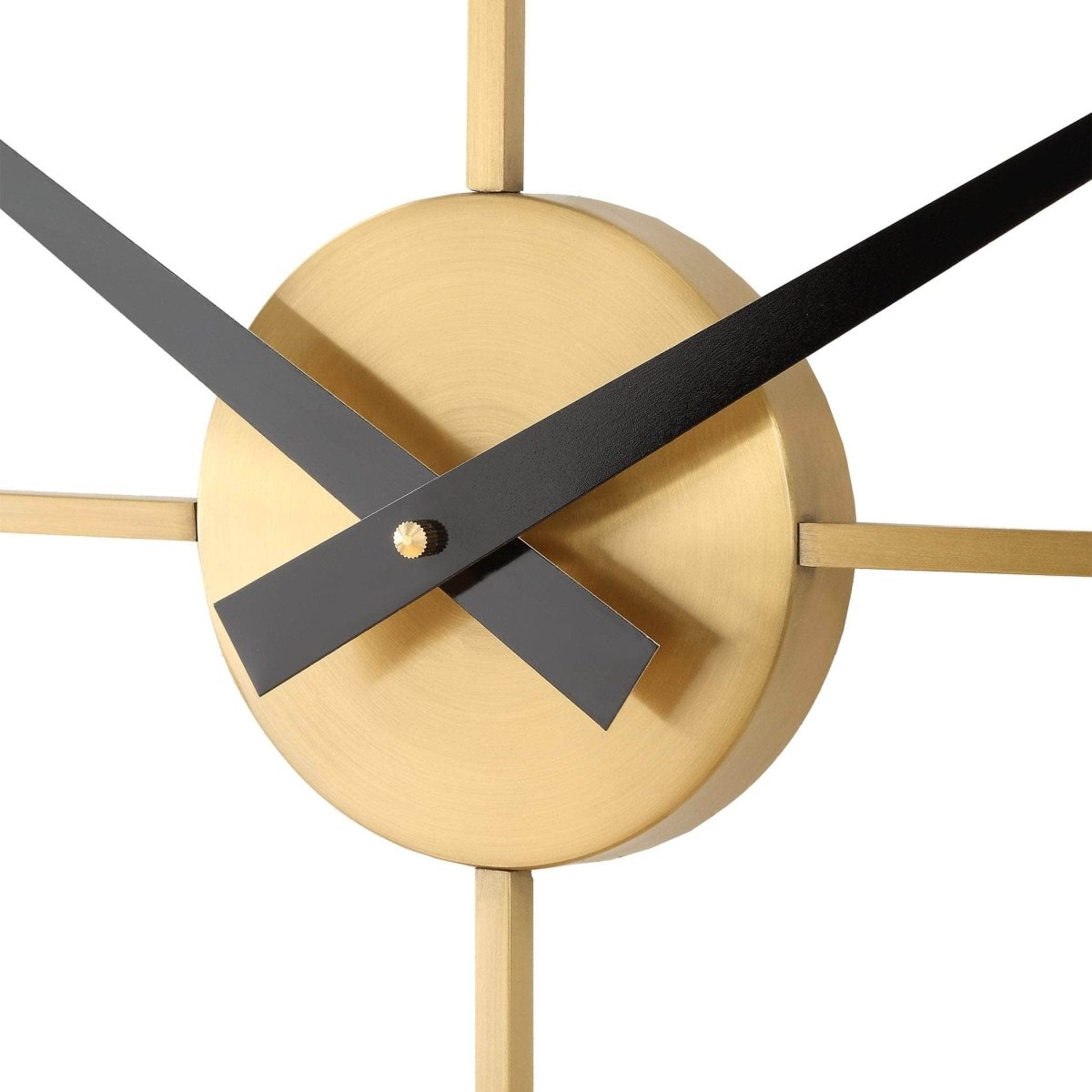 Keyann Brass Wall Clock - Uttermost - Wall Clocks by Modest Hut