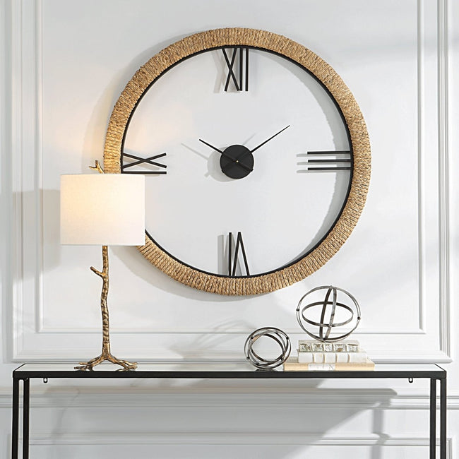 Montecito Coastal Modern Wall Clock - Uttermost - Wall Clocks by Modest Hut