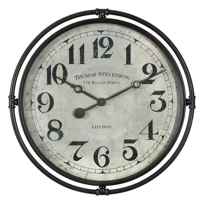 Nakul Industrial Wall Clock - Uttermost - Wall Clocks by Modest Hut