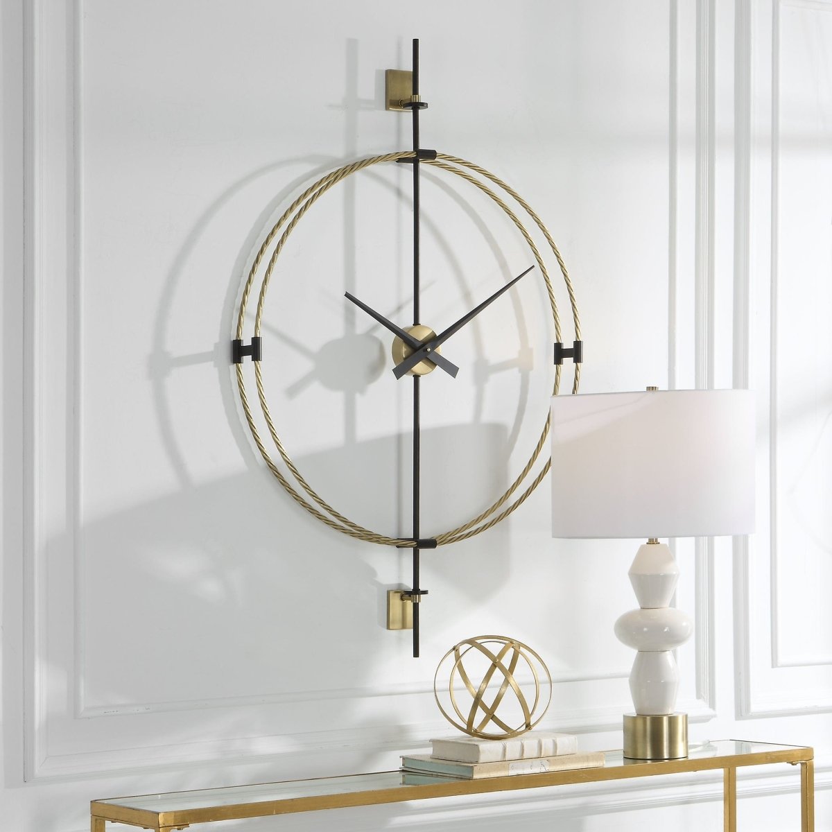 Time Flies Modern Wall Clock - Uttermost - Wall Clocks by Modest Hut