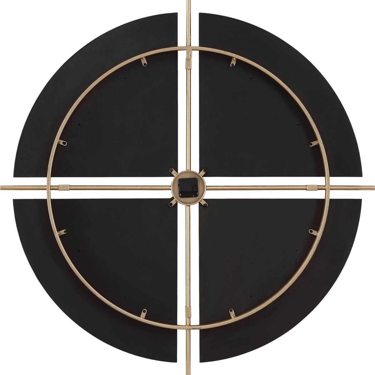 Walnut Elegance Wall Clock - Uttermost - Wall Clocks by Modest Hut