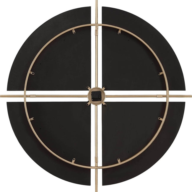 Walnut Elegance Wall Clock - Uttermost - Wall Clocks by Modest Hut