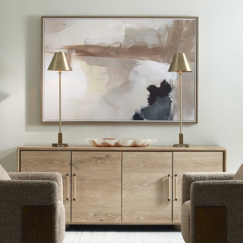 Bluster Framed Abstract Canvas by Uttermost alternate view 2
