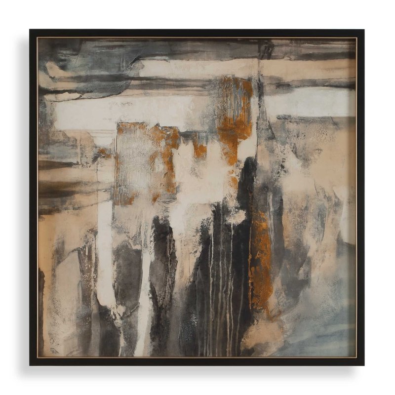Landslide Framed Abstract Print - Wall Art