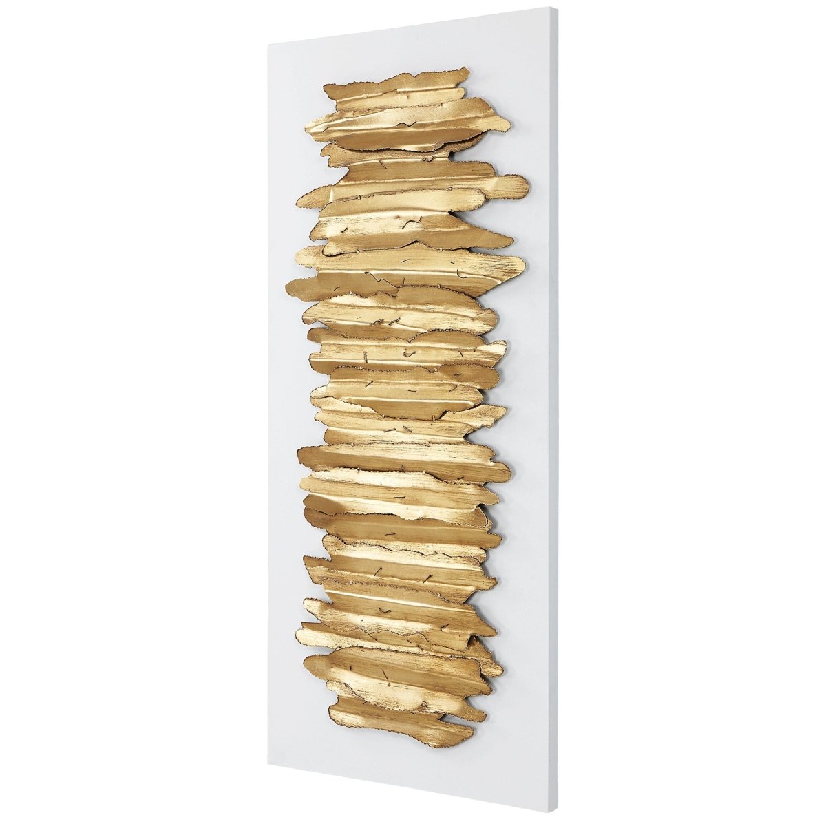 Lev White Iron Wall Decor - Uttermost - Wall Decor by Modest Hut
