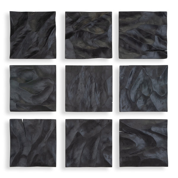 Malosi Black Wood Wall Decor, Set/9 - Uttermost - Wall Decor by Modest Hut